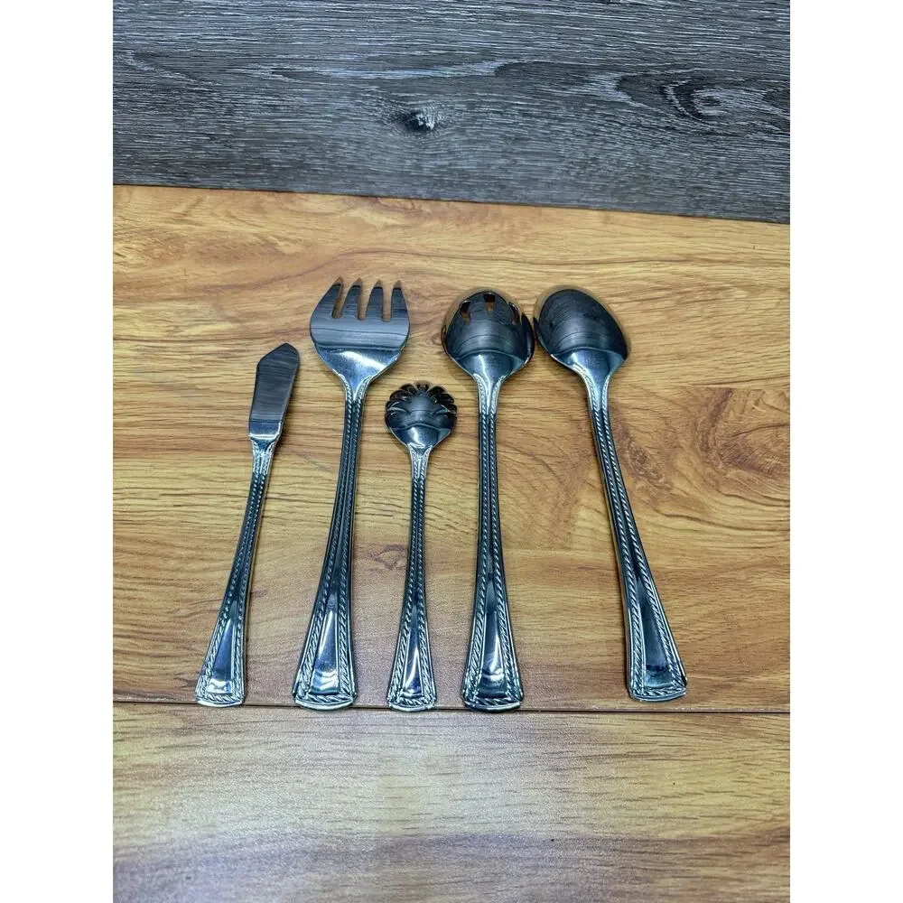 Hampton Silversmiths set butter